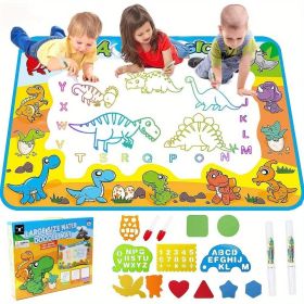 Kids Toys Water Doodle Mat Dinosaur Painting Coloring Pad for Toddlers 1-3 Toddler Arts and Crafts Kids Toys Water Doodle Mat Dinosaur Painting Coloring Pad for Toddlers 1-3 Toddler Arts and Crafts